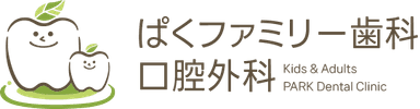 PARK Dental Clinic(ぱくファミリー歯科口腔外科) · 일본 치과 로고